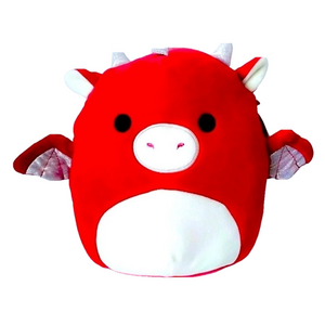 Squishmallows Original Kellytoy Baidin Red Dragon 8 Inch Pillow Stuffed Animal